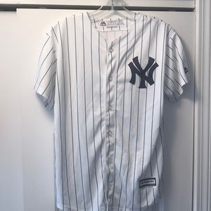 Majestic Cool Base NY Yankees Jersey Sanchez Y-L